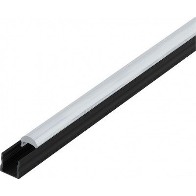 Appareils d'éclairage Eglo Surface Profile 3 200×2 cm. Profils de surface pour l'éclairage Aluminium et Plastique. Couleur noir