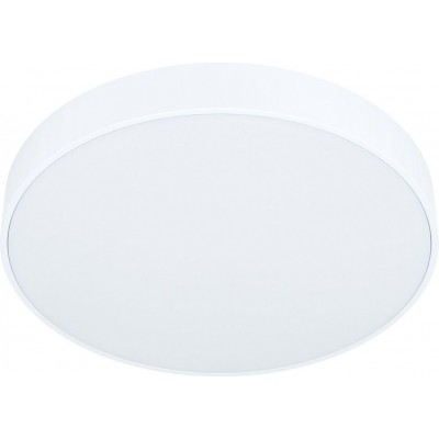 56,95 € Free Shipping | Indoor ceiling light Eglo Zubieta A 2700K Very warm light. Round Shape Ø 30 cm. Kitchen, lobby and bathroom. Classic Style. Steel and plastic. White Color