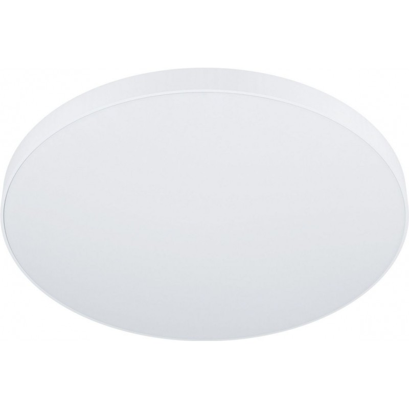 148,95 € Free Shipping | Indoor ceiling light Eglo Zubieta A 2700K Very warm light. Round Shape Ø 59 cm. Kitchen, lobby and bathroom. Classic Style. Steel and Plastic. White Color