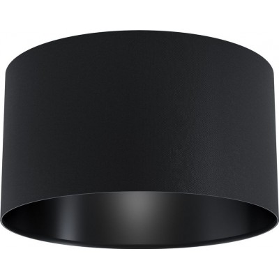 69,95 € Spedizione Gratuita | Lampada da soffitto Eglo Maserlo 1 Ø 40 cm. Plafoniera Acciaio e tessile. Colore nero