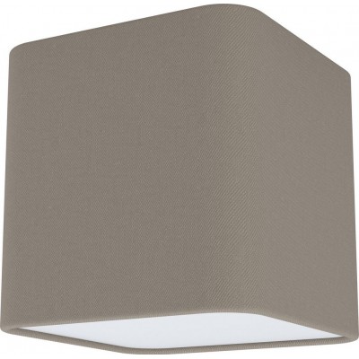 29,95 € Kostenloser Versand | Deckenlampe Eglo Posaderra Kubische Gestalten 15×14 cm. Deckenleuchte Wohnzimmer, esszimmer und schlafzimmer. Modern Stil. Stahl, Plastik und Textil. Weiß und grau Farbe