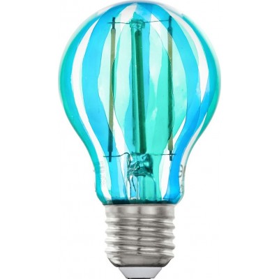 9,95 € Free Shipping | LED light bulb Eglo 6.5W E27 LED A60 5000K Neutral light. Spherical Shape Ø 6 cm