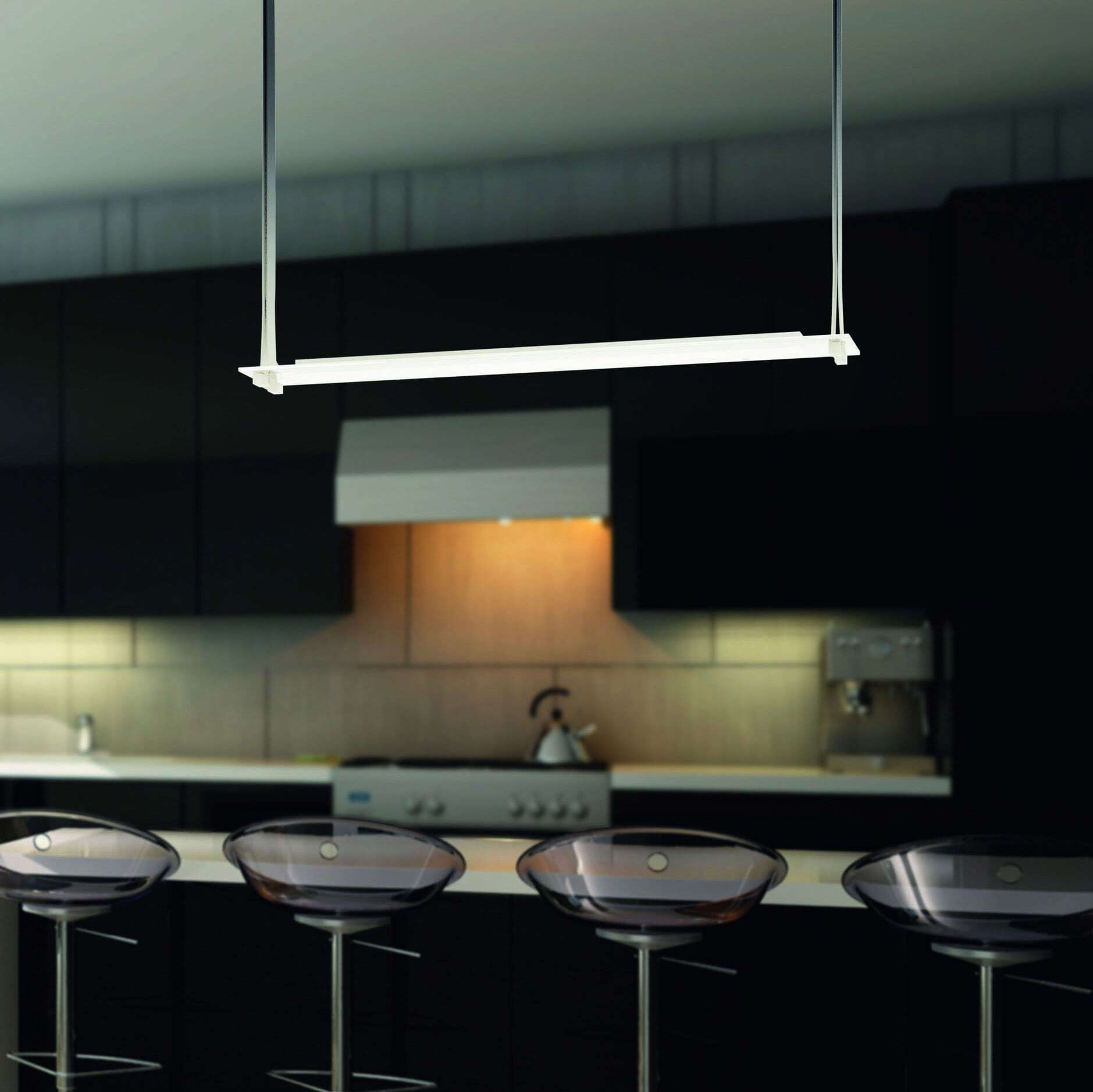 579,95 € Free Shipping | Hanging lamp Eglo Stars of Light Pravomera 116×116 cm. Steel. Black and transparent black Color
