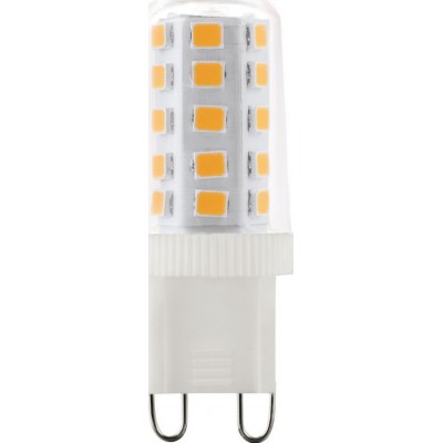 LED-Glühbirne Eglo 3W G9 LED 3000K Warmes Licht. Zylindrisch Gestalten Ø 1 cm