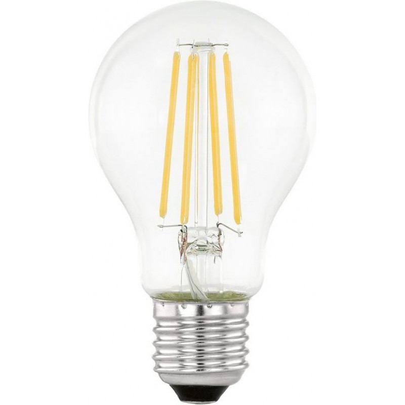 9,95 € Free Shipping | LED light bulb Eglo 6W E27 LED A60 3000K Warm light. Spherical Shape Ø 6 cm