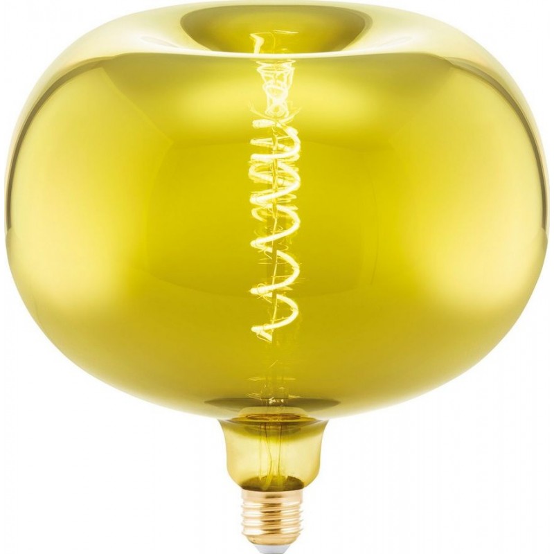 48,95 € Free Shipping | LED light bulb Eglo Big Size 4W E27 LED 1900K Very warm light. Spherical Shape Ø 22 cm