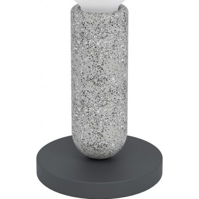 49,95 € Free Shipping | Table lamp Eglo Giaconecchia Ø 5 cm. Steel. Anthracite, gray and black Color