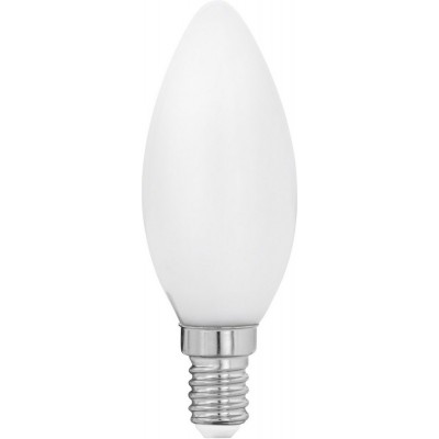 6,95 € Free Shipping | LED light bulb Eglo 6W E14 LED C35 2700K Very warm light. Extended Shape Ø 3 cm