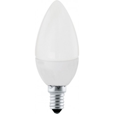 1,95 € Free Shipping | LED light bulb Eglo 5W E14 LED C37 4000K Neutral light. Extended Shape Ø 3 cm