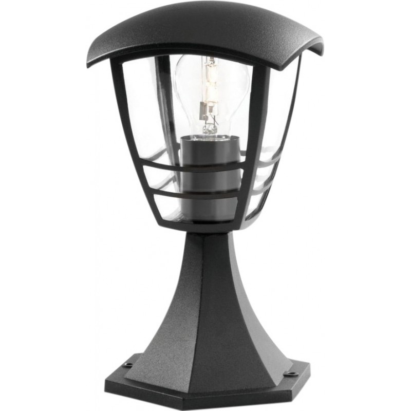 31,95 € Free Shipping | Luminous beacon Philips Creek Pyramidal Shape 30×18 cm. Wall / Pedestal Terrace and garden. Vintage and modern Style. Black Color