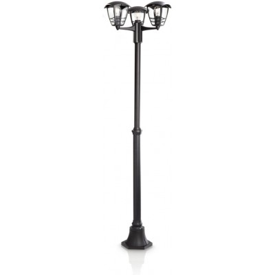 157,95 € Free Shipping | Luminous beacon Philips Creek Pyramidal Shape 184×48 cm. Wall / Pedestal Terrace and garden. Vintage and modern Style. Black Color