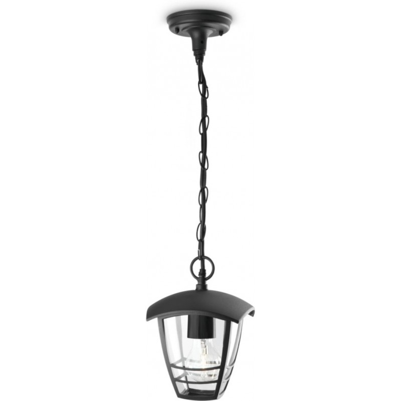 31,95 € Envoi gratuit | Lampe d'extérieur Philips Creek Façonner Pyramidale 82×18 cm. Lampe à suspension Terrasse et jardin. Style vintage. Couleur noir