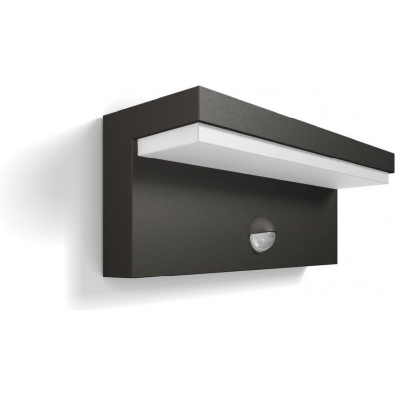 77,95 € Free Shipping | Outdoor wall light Philips Bustan 9W 4000K Neutral light. Rectangular Shape 22×9 cm. Wall light Terrace and garden. Modern Style. Anthracite Color