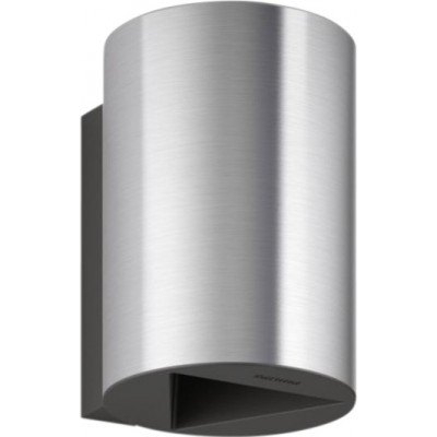 Outdoor wall light Philips Buxus 9W Cylindrical Shape 14×13 cm. Wall light Terrace and garden. Modern Style. Stainless steel