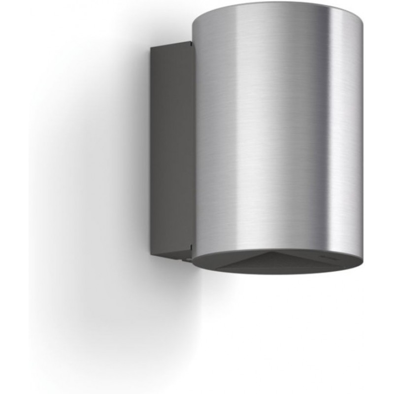 69,95 € Free Shipping | Outdoor wall light Philips Buxus 9W Cylindrical Shape 14×13 cm. Wall light Terrace and garden. Modern Style. Stainless steel