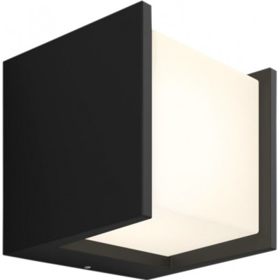 Indoor wall light Philips Fuzo 15W 2700K Very warm light. Cubic Shape 14×13 cm. Apply mural. Integrated LED. Direct power supply Terrace and garden. Modern Style