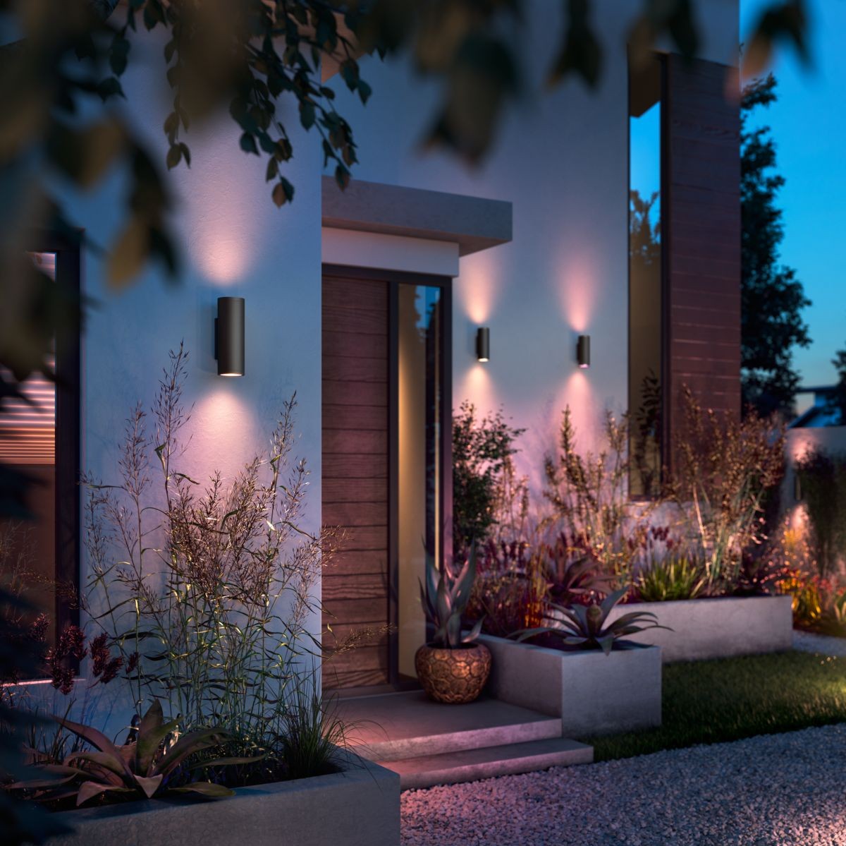 162,95 € Envío gratis | Foco para interior Philips Appear 16W 24×12 cm. Aplique mural. LED Integrado Blanco/Multicolor. Alimentación directa de red eléctrica