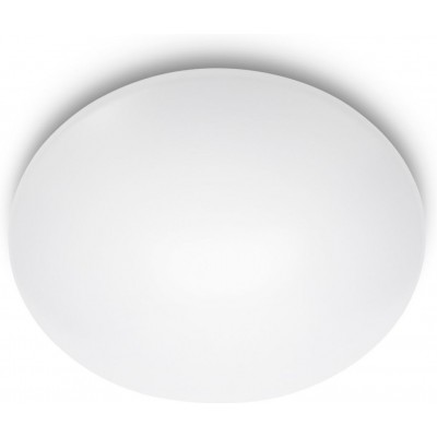 Plafonnier intérieur Philips Suede 12W Ø 28 cm. Couleur blanc