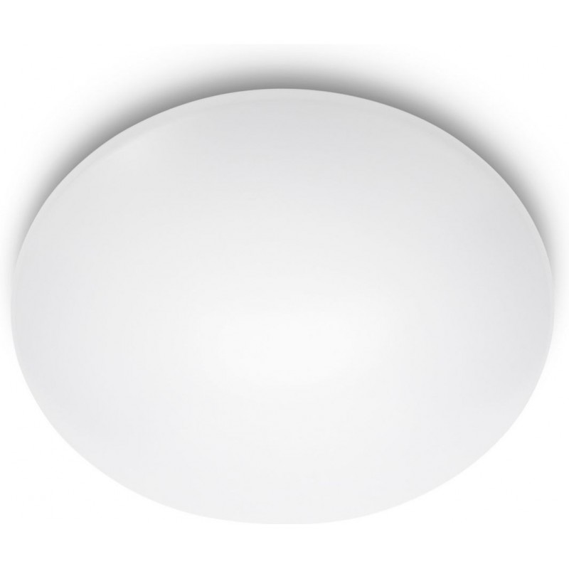 29,95 € 送料無料 | 屋内シーリングライト Philips Suede 12W 球状 形状 Ø 28 cm. リビングルーム, キッチン そして ダイニングルーム. クラシック スタイル. 白い カラー