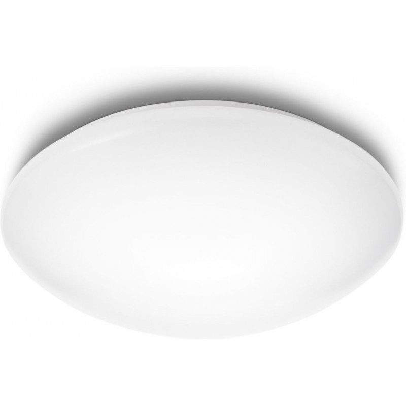 65,95 € 免费送货 | 室内顶灯 Philips Suede 40W 球形 形状 Ø 50 cm. 客厅, 厨房 和 饭厅. 经典的 风格. 白色的 颜色