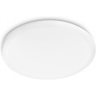 39,95 € 送料無料 | 屋内シーリングライト Philips Twirly 12W 2700K とても暖かい光. 円形 形状 Ø 28 cm. キッチン そして ダイニングルーム. モダン スタイル. 白い カラー