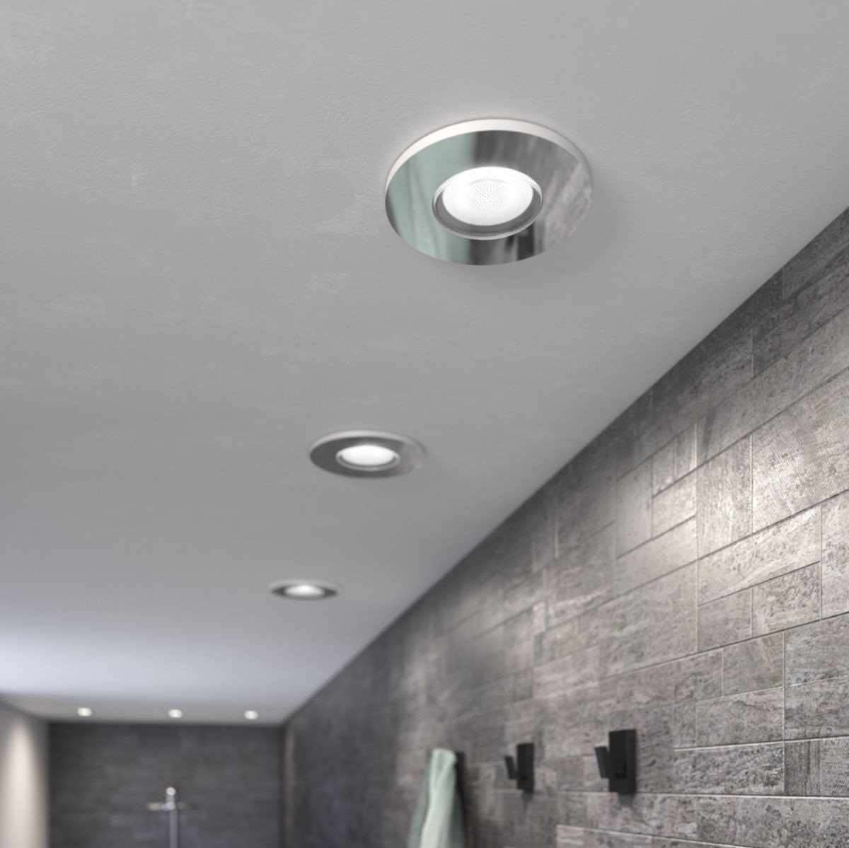 39,95 € Envio grátis | Iluminação embutida Philips Adore 5W 9×9 cm. Downlight. Inclui lâmpada LED. Controle de Bluetooth com aplicativo de smartphone ou voz