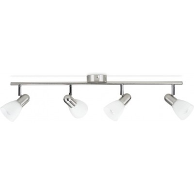 Indoor spotlight Philips Burlap Extended Shape 69×20 cm. Living room and dining room. Cool Style. Plated chrome Color