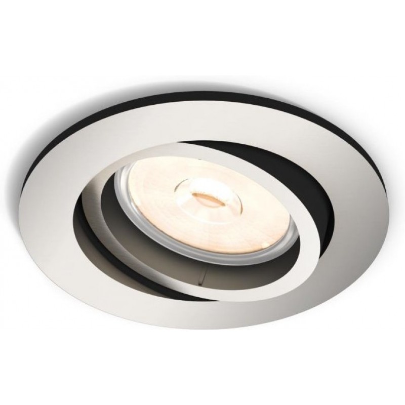 10,95 € Kostenloser Versand | Inneneinbauleuchte Philips Donegal 9×9 cm. Überzogenes chrom Farbe