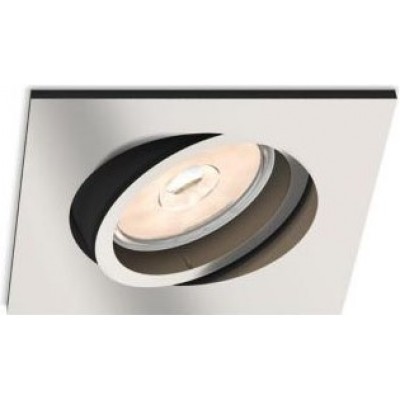 25,95 € Free Shipping | Recessed lighting Philips Donegal 9×9 cm. Plated chrome Color