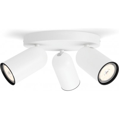 48,95 € Free Shipping | Indoor spotlight Philips Pongee 22×22 cm. Compact focus. Adjustable projector White Color