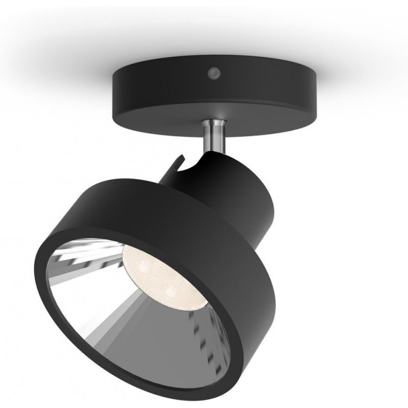 34,95 € Free Shipping | Indoor spotlight Philips Bukko 4.5W Round Shape 17×15 cm. Single LED spotlight. Three light settings. Works with existing switch Bedroom, lobby and bathroom. Modern Style