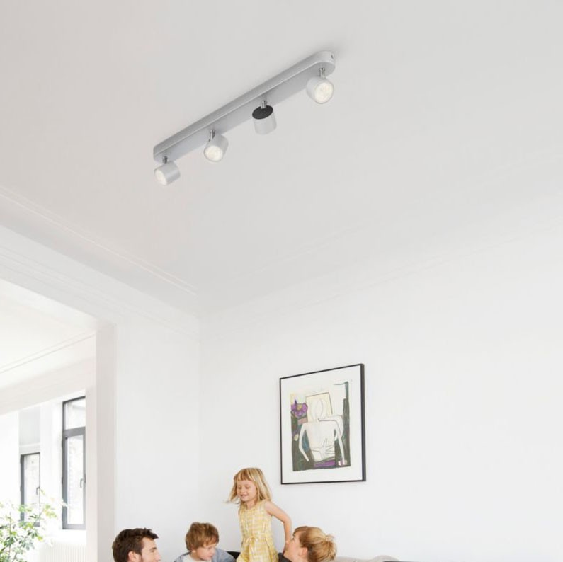 112,95 € Envoi gratuit | Projecteur d'intérieur Philips Star 72W 56×8 cm. Mise au point quadruple. Ajustable Haute qualité