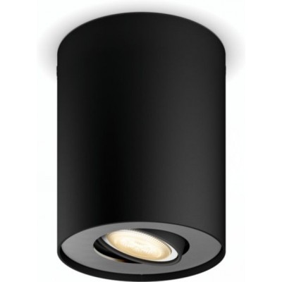 室内射灯 Philips Pillar 5W 圆柱型 形状 12×10 cm. 个人重点。包括 LED 灯泡和无线开关。使用智能手机应用程序进行蓝牙控制 客厅 和 店铺. 复杂的 风格