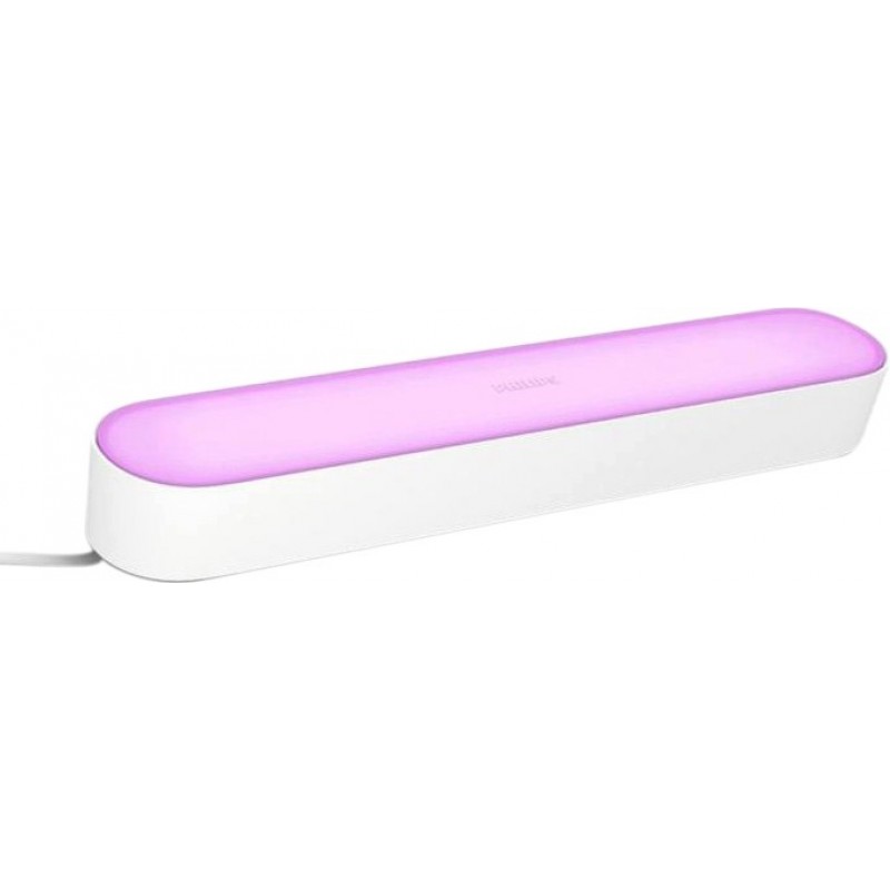 67,95 € Free Shipping | Decorative lighting Philips Play 25×4 cm. Light bar extension. Integrated LED. Smart control with Hue Bridge White Color