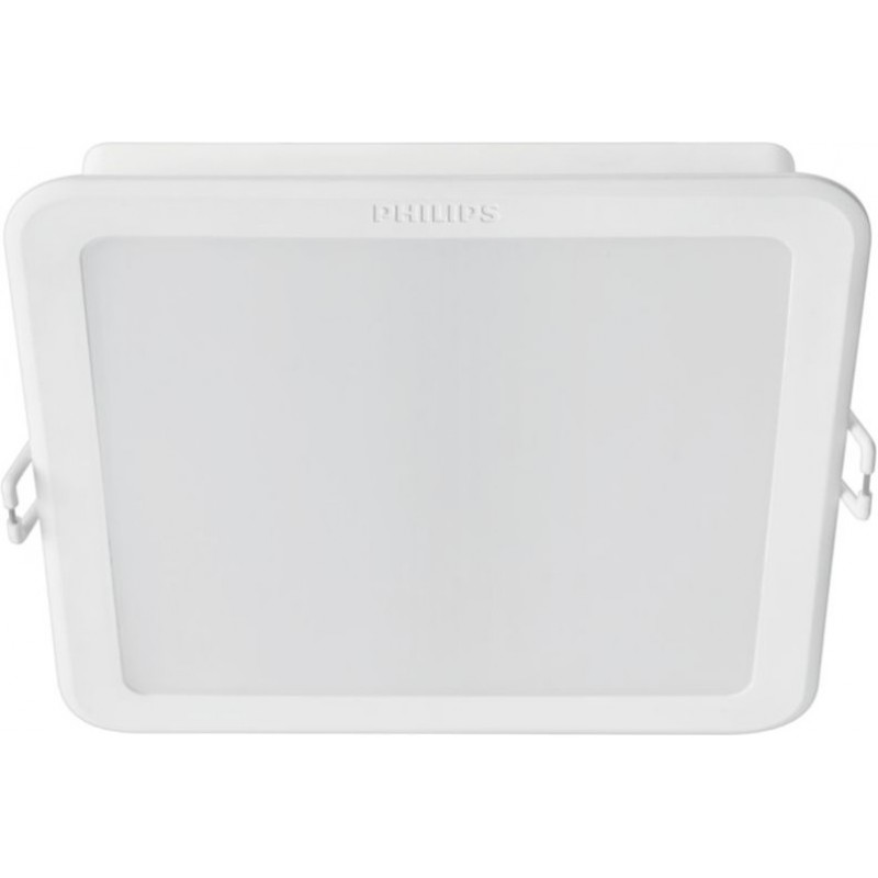 5,95 € Kostenloser Versand | Inneneinbauleuchte Philips Meson 12.5W 14×14 cm. Downlight Weiß Farbe