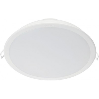 10,95 € Free Shipping | Recessed lighting Philips Meson 23.5W Round Shape Ø 21 cm. Downlight Office, work zone and hall. Classic Style. White Color