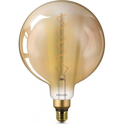 Ampoule LED Philips LED Bulb 5W E27 LED 2000K Lumière très chaude. 29×23 cm. LED de flamme Style rustique