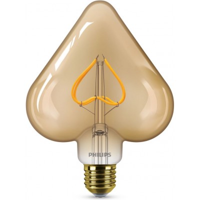 Светодиодная лампа Philips LED Bulb 2.3W E27 LED 2000K Очень теплый свет. 17×13 cm. Светодиод пламени Дизайн Стиль