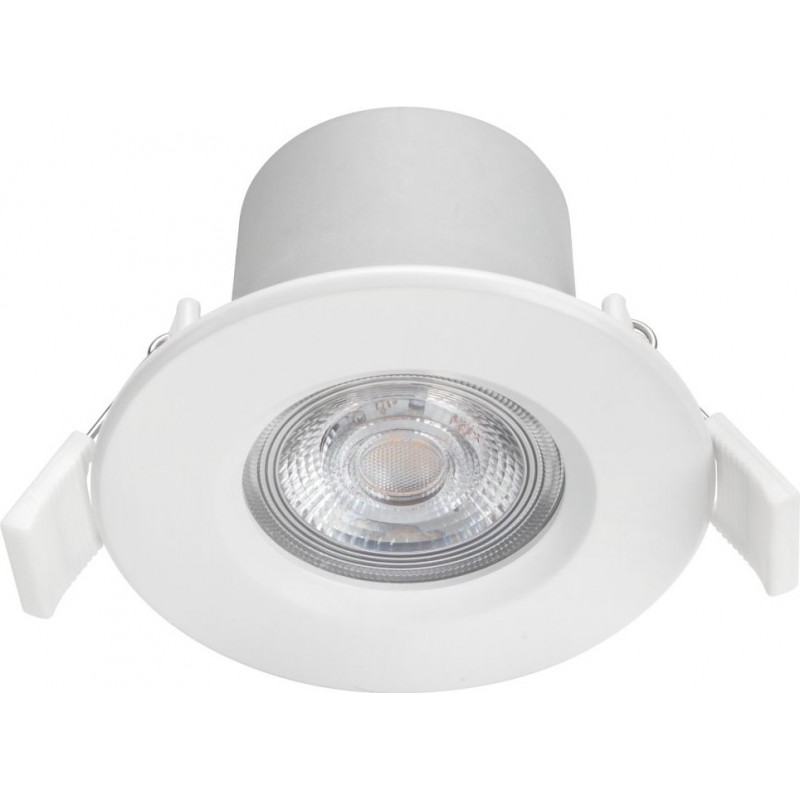 12,95 € Free Shipping | Recessed lighting Philips Dive 5W Round Shape Ø 8 cm. Dimmable Dining room, bedroom and lobby. Modern Style. White Color