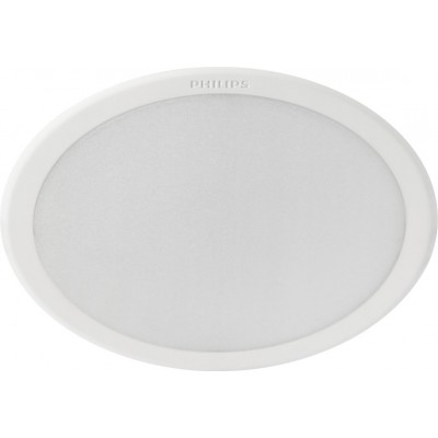 19,95 € Free Shipping | Recessed lighting Philips Meson 23.5W Round Shape Ø 21 cm. Downlight Kitchen, bathroom and hall. Classic Style. White Color