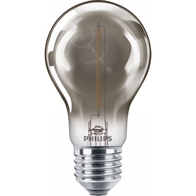 Lampadina LED Philips LED Classic 2.3W E27 LED 1800K Luce molto calda. 11×7 cm. LED fiamma