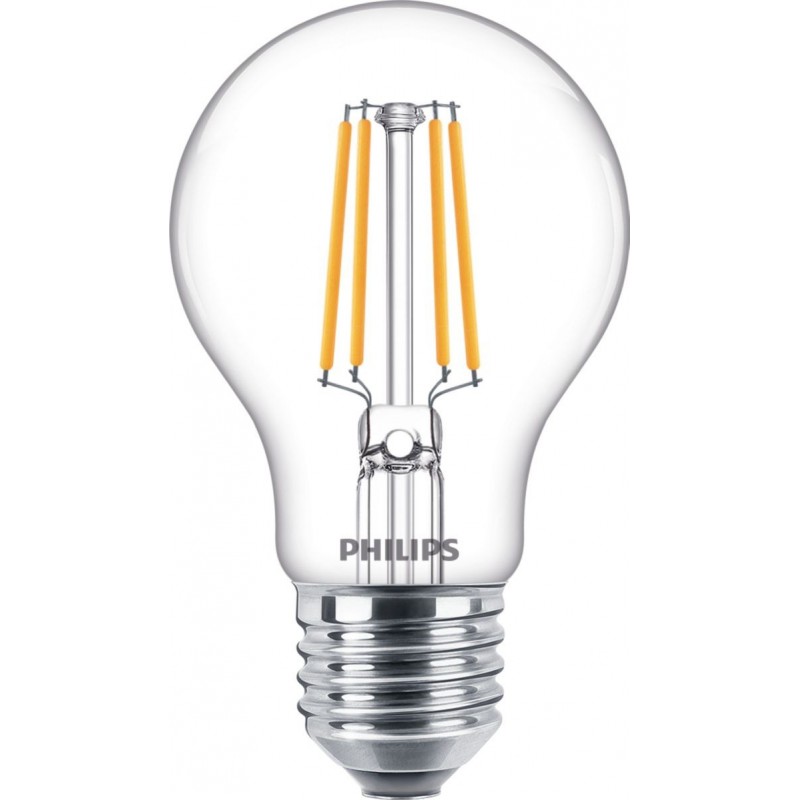 3,95 € Kostenloser Versand | LED-Glühbirne Philips LED Classic 4.5W E27 LED 2700K Sehr warmes Licht. 11×7 cm. Jahrgang Stil