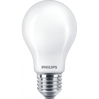 Светодиодная лампа Philips LED Classic 8.5W E27 LED 2700K Очень теплый свет. 10×7 cm