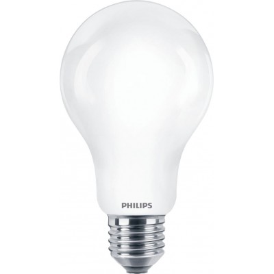 Lâmpada LED Philips LED Classic 13W E27 LED 2700K Luz muito quente. 12×8 cm
