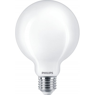 Lâmpada LED Philips LED Classic 7W E27 LED 2700K Luz muito quente. 14×10 cm