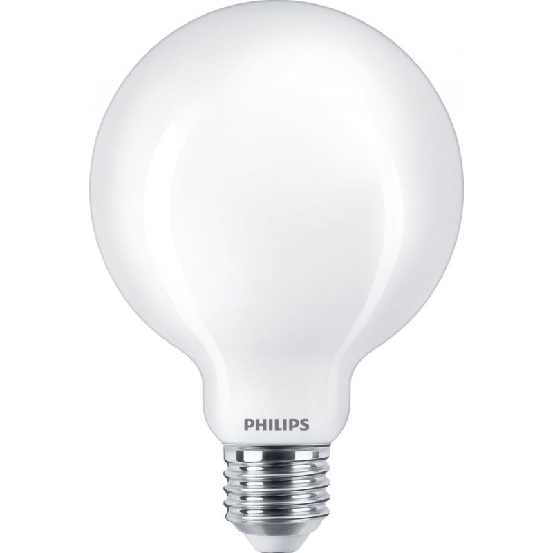 9,95 € 免费送货 | LED灯泡 Philips LED Classic 7W E27 LED 4000K 中性光. 14×10 cm