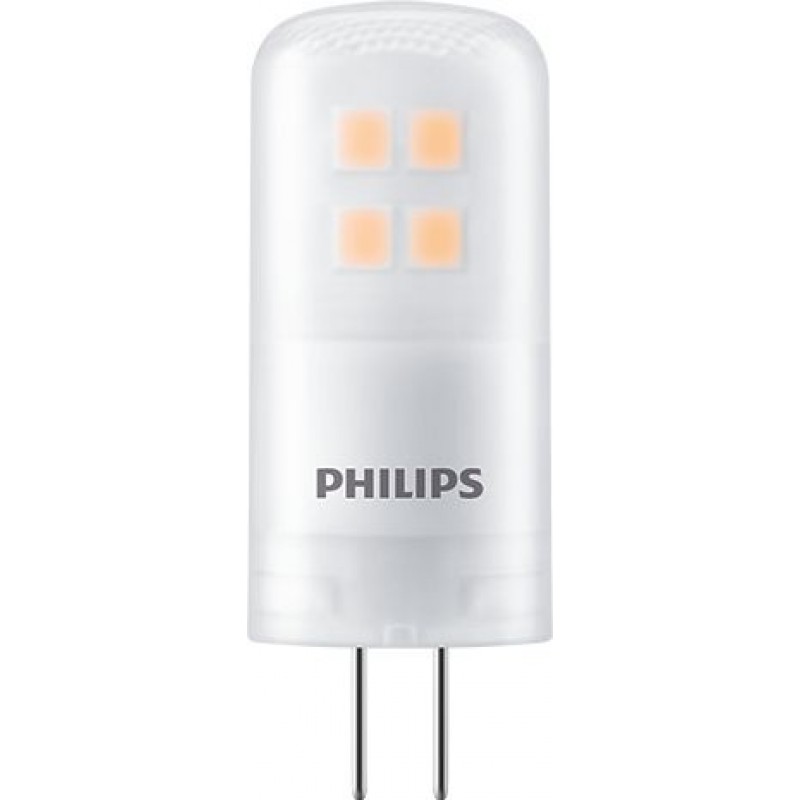 7,95 € Envío gratis | Bombilla LED Philips Cápsula 2W G4 LED 2700K Luz muy cálida. 4×3 cm. Regulable