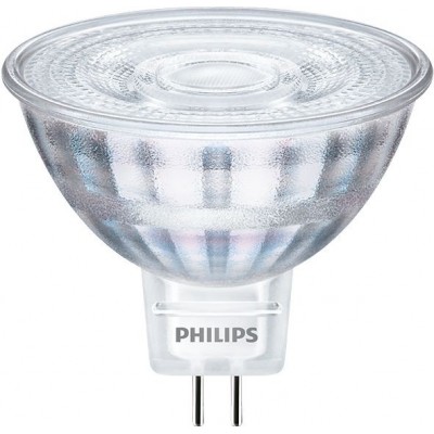 Ampoule LED Philips LED Spot 3W GU5.3 LED 2700K Lumière très chaude. 5×5 cm. Projecteur réflecteur