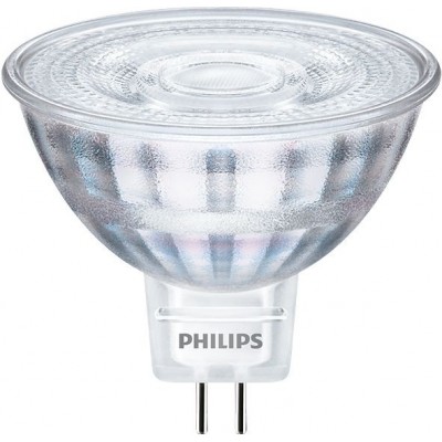 Bombilla LED Philips LED Spot 3W GU5.3 LED 2700K Luz muy cálida. 5×5 cm. Foco reflector