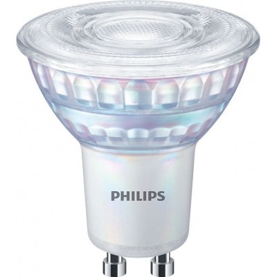 7,95 € Envío gratis | Bombilla LED Philips LED Classic 4W GU10 LED 4000K Luz neutra. 5×5 cm. Regulable